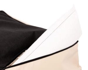 wypełnienie kulką silikonową w kanapie alicante