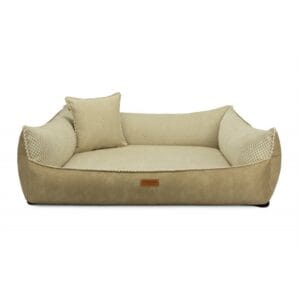 beżowe legowisko dla psa ortopedyczne ancona