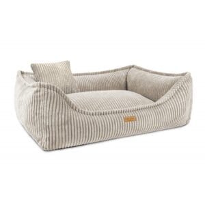 bokiem beżowe legowisko dla psa milano
