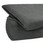 zbliżenie na materiał ciemnoszary