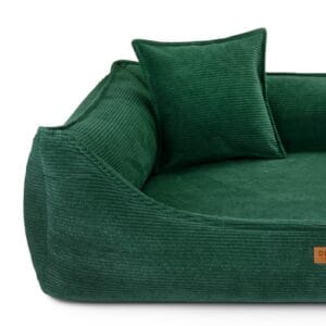 bok zielonego legowiska dla psa torino