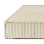 zbliżenie na beżowy róg materaca dla psa torino