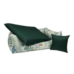 poducha i materac w legowisku modena botanic