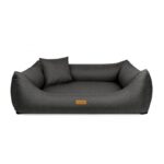przód legowiska dla psa modena ciemnoszare