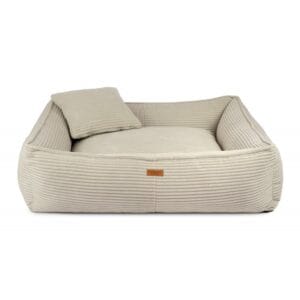 front bezowego legowiska dla psa verona