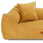 musztardowy bok kanapy torino