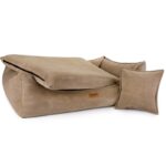 poducha, materac, kanapa ciemnobezowego torino