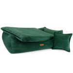 poducha, kanapa, poduszka w zielonym torino