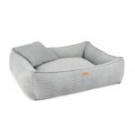 szare legowisko ortopedyczne dla psa verona pokazane bokiem